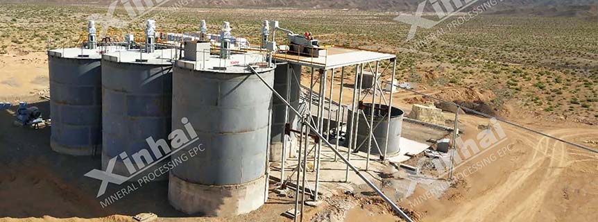 On-site installation of gold ore beneficiation equipment.jpg